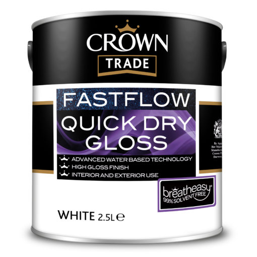 Crown Fastflow Quick Dry Gloss - White