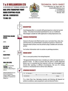 SPEC 81 HARD STOPPING FILLER