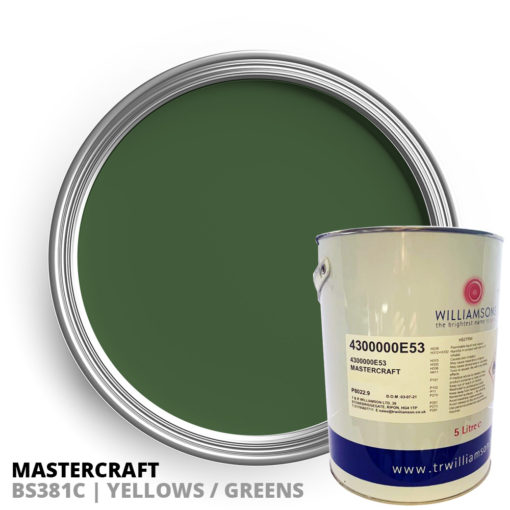 Mastercraft QD Enamel BS381C Yellow / Green Paint