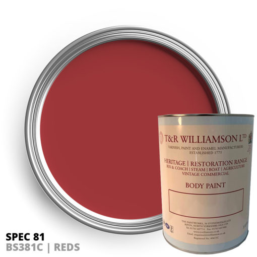 Spec 81 BS 381C Red Paint