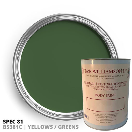 Spec 81 381C Yellow / Green Paint