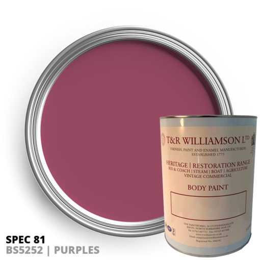 Spec 81 BS 5252 Purple / Mauve Paint