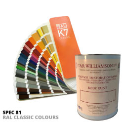 RAL Classic Spec 81 Paint Colours