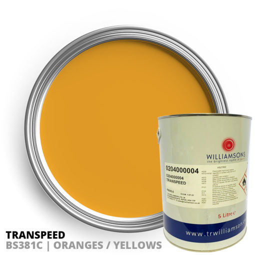 Transpeed Poly BS381C Orange / Yellow Paint