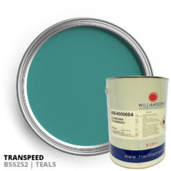 Transpeed Poly BS5252 Teal Paint