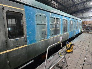 Progress so far on 50933 Class 108 DMU