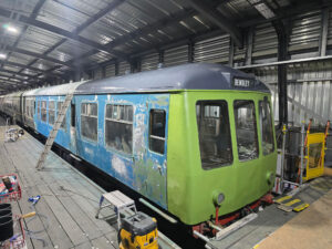 Progress so far on 50933 Class 108 DMU